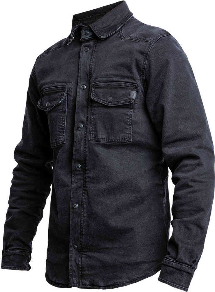 John Doe Motoshirt XTM Denim Мотоциклетная рубашка чёрный 5XL 