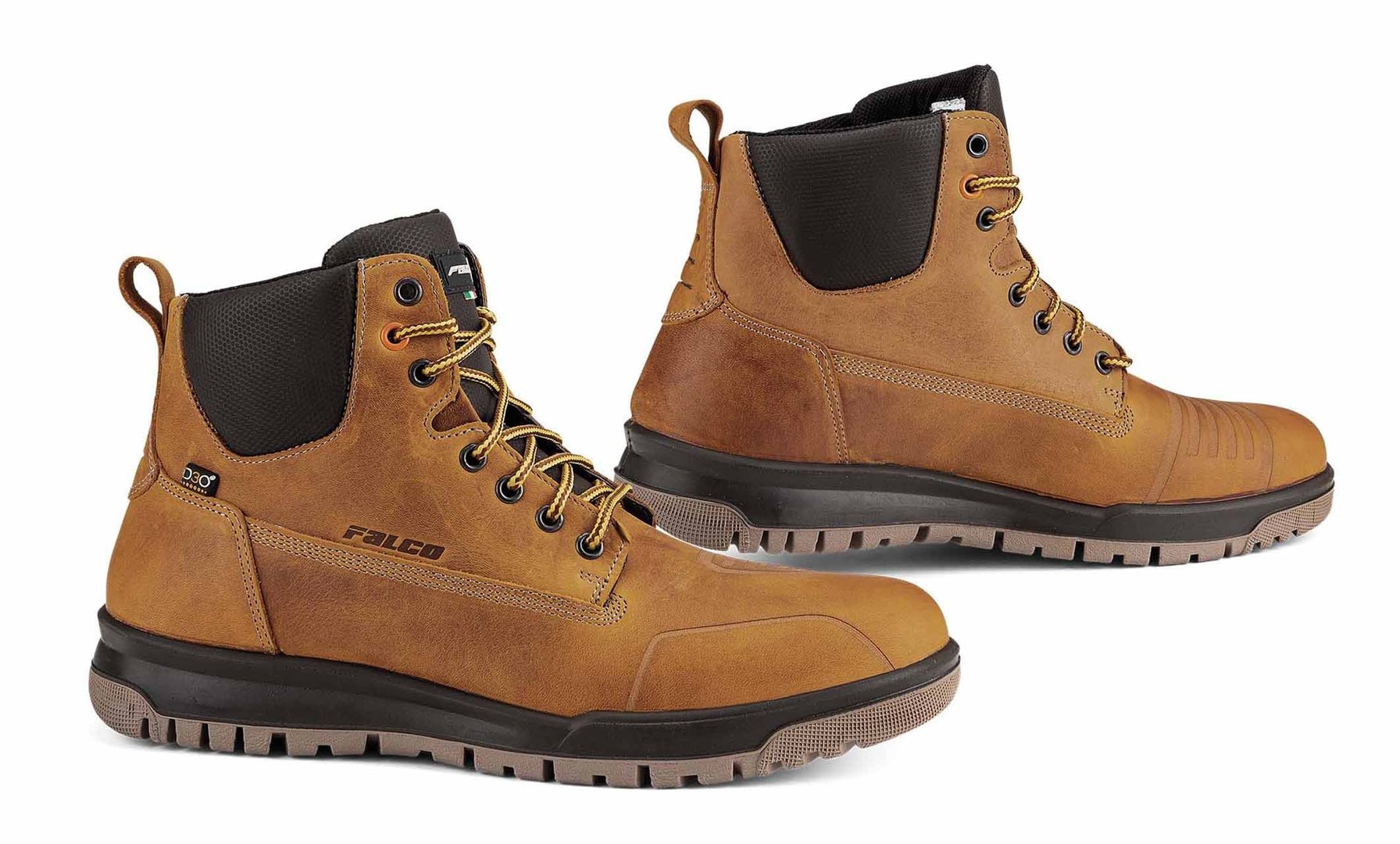 Falco Patrol Motorcycle Shoes, brown, Size 40, brown, Size 40