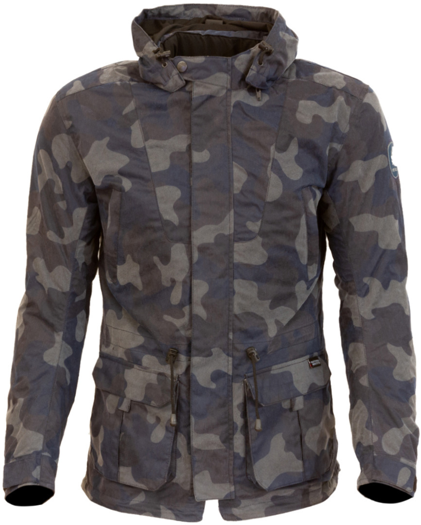 Merlin Belmot Camo Motorcycle Waxed Jacket buy cheap FC Moto