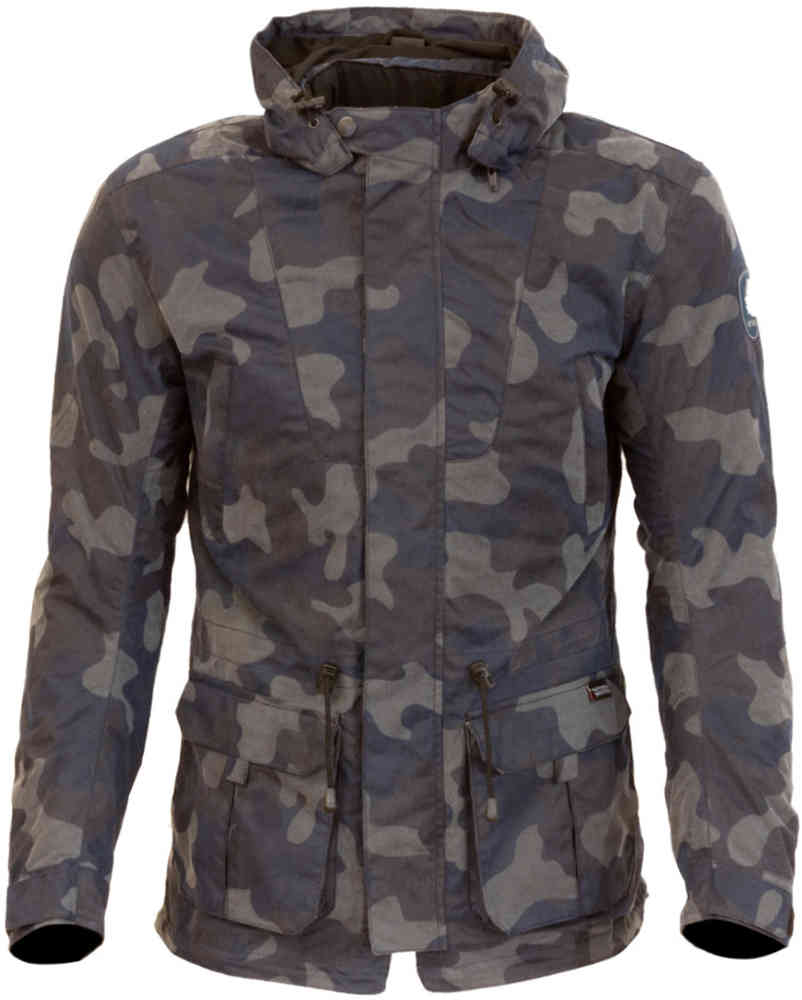 Merlin Belmot Camo Chaqueta encerada de la motocicleta