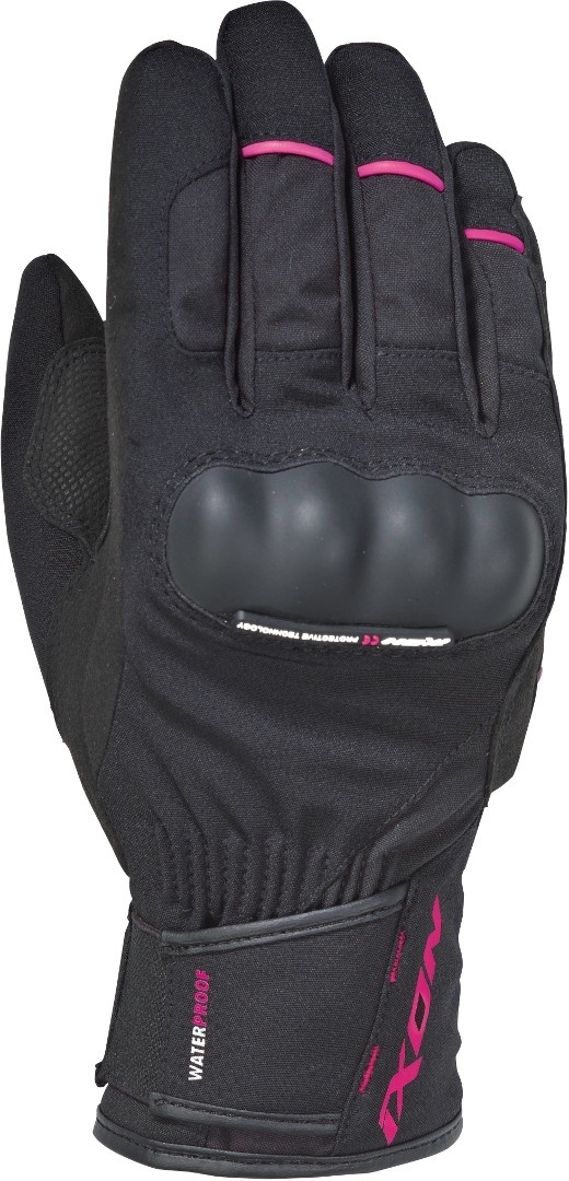 Ixon Pro Russel Ladies Winter Motorcycle Gloves, black-pink, Size XS for Women, black-pink, Size XS for Women
