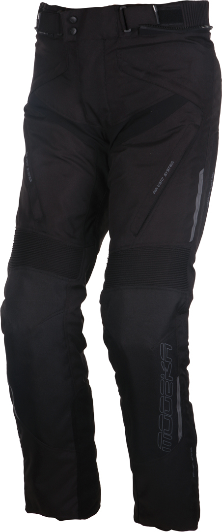 Modeka Lonic Motorcycle Textile Pants, black, Size XS, black, Size XS