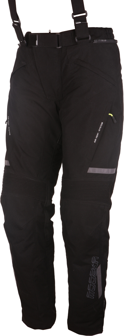 Modeka Baxters Motorcycle Textile Pants, black, Size S, black, Size S