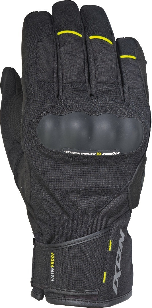 Ixon Pro Russel Winter Motorcycle Gloves, black-yellow, Size S, black-yellow, Size S