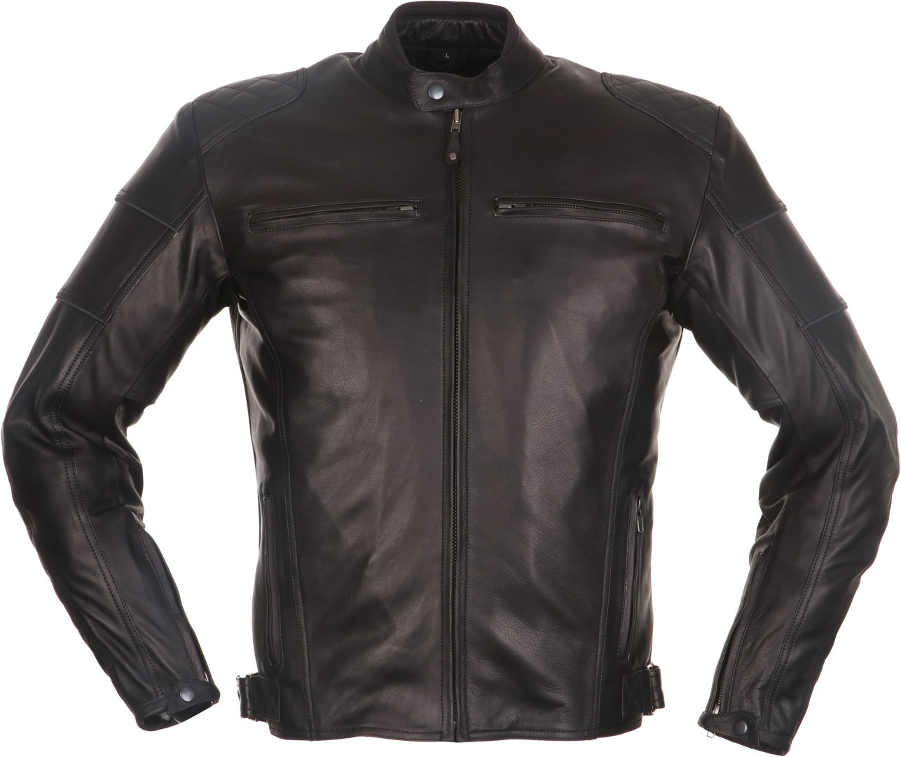 Modeka Ruven Motorcycle Leather Jacket, black, Size 10XL, black, Size 10XL