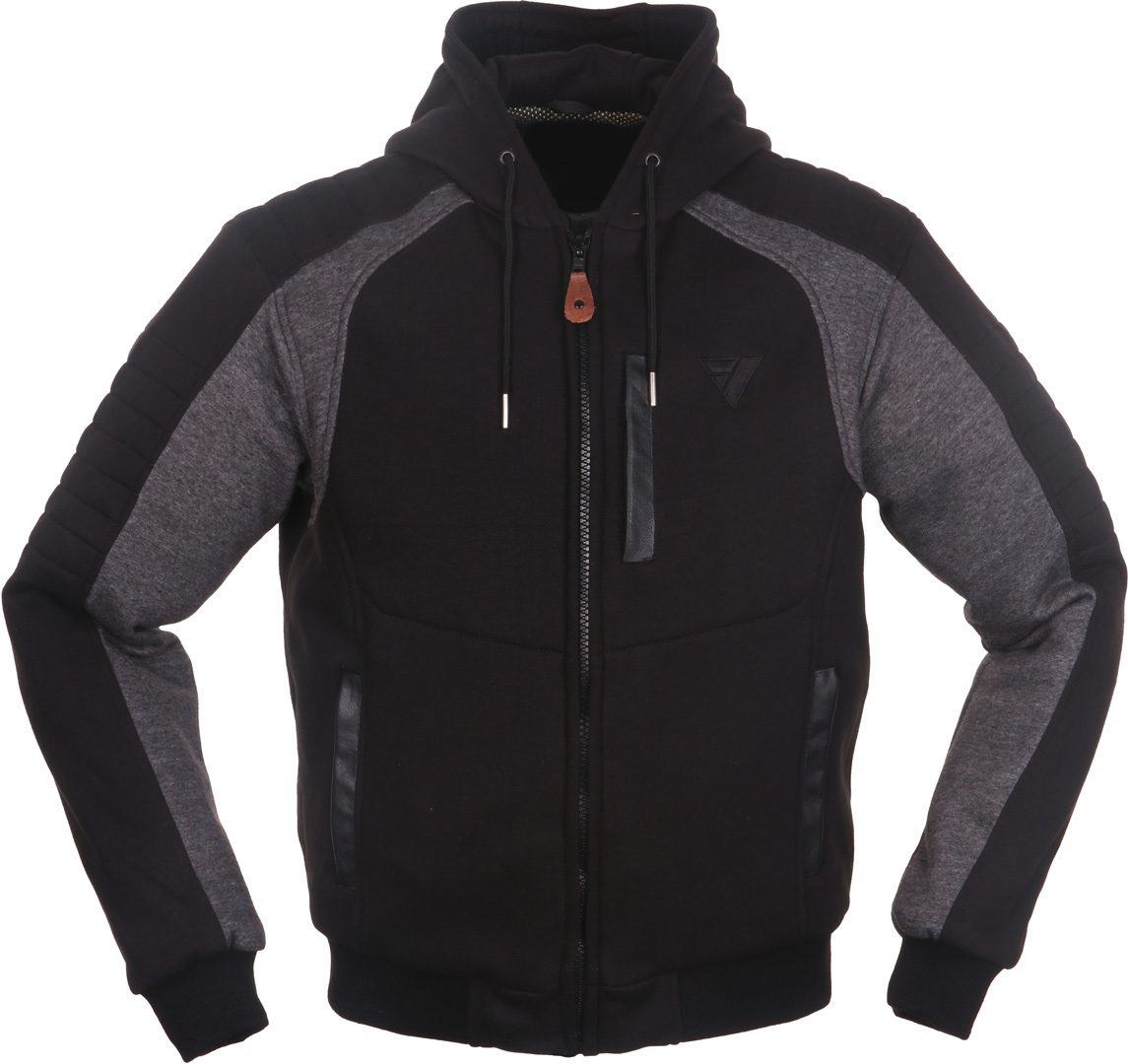 Modeka Hootch Motorcycle Textile jacket, black-grey, Size XS, black-grey, Size XS
