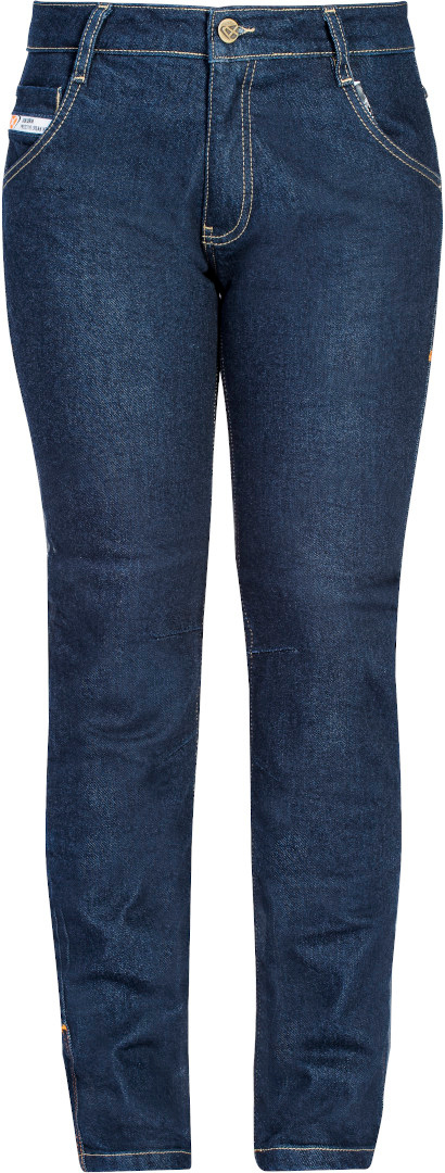 Side view of Ixon Mikki Ladies Motorcycle Jeans, blue, Size S for Women