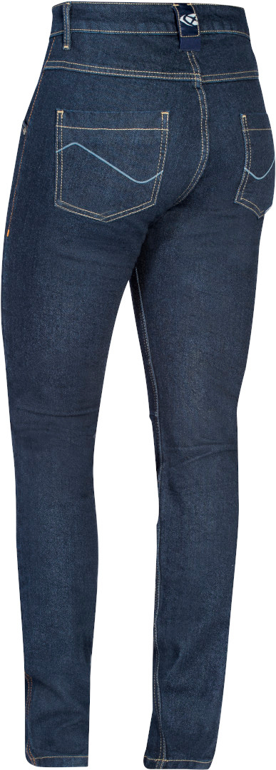 Side view of Ixon Mikki Ladies Motorcycle Jeans, blue, Size S for Women