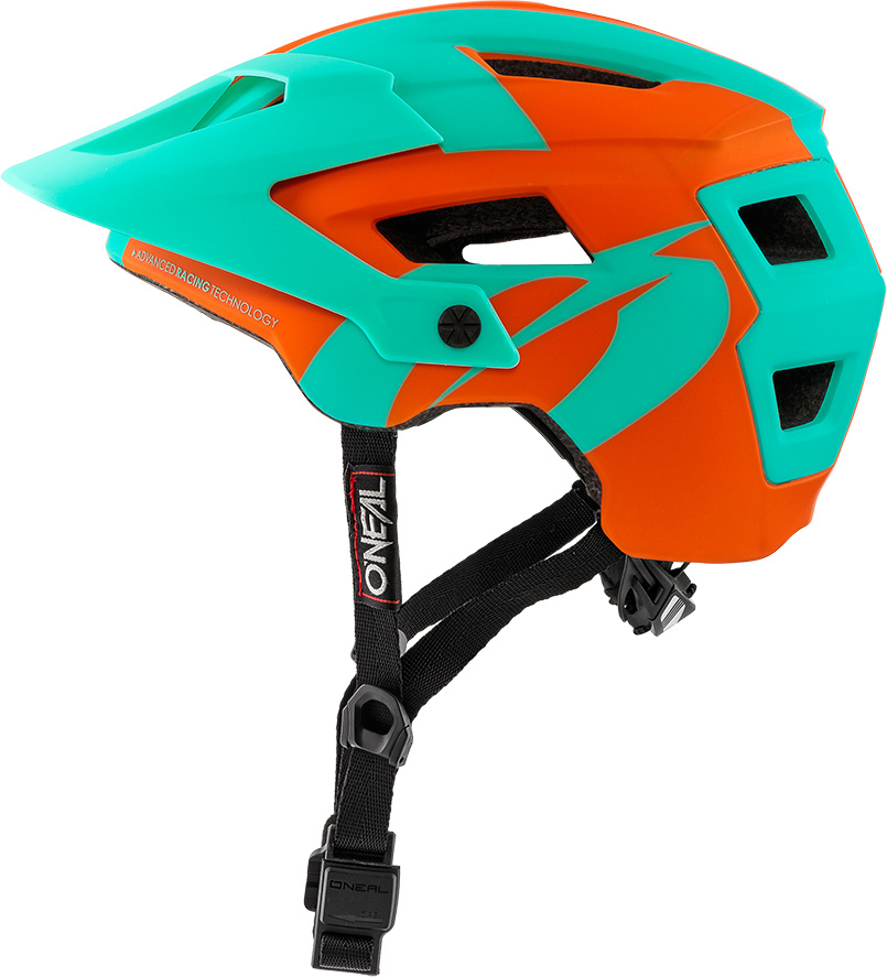 Oneal Defender 2.0 Silver Bicycle Helmet, blue-orange, Size L XL, blue-orange, Size L XL