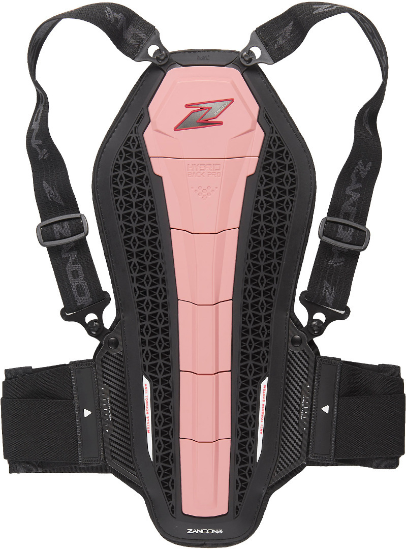 Zandona Hybrid Back Pro X6 Back Protector, pink, Size XS, pink, Size XS