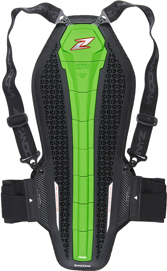 Zandona Hybrid Back Pro X8 Rückenprotektor, grün, Größe XS, grün, Größe XS