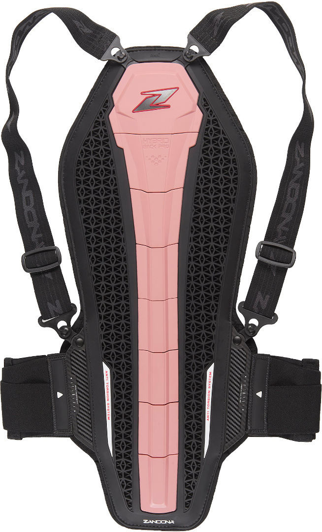 Zandona Hybrid Back Pro X8 Back Protector, pink, Size XS, pink, Size XS