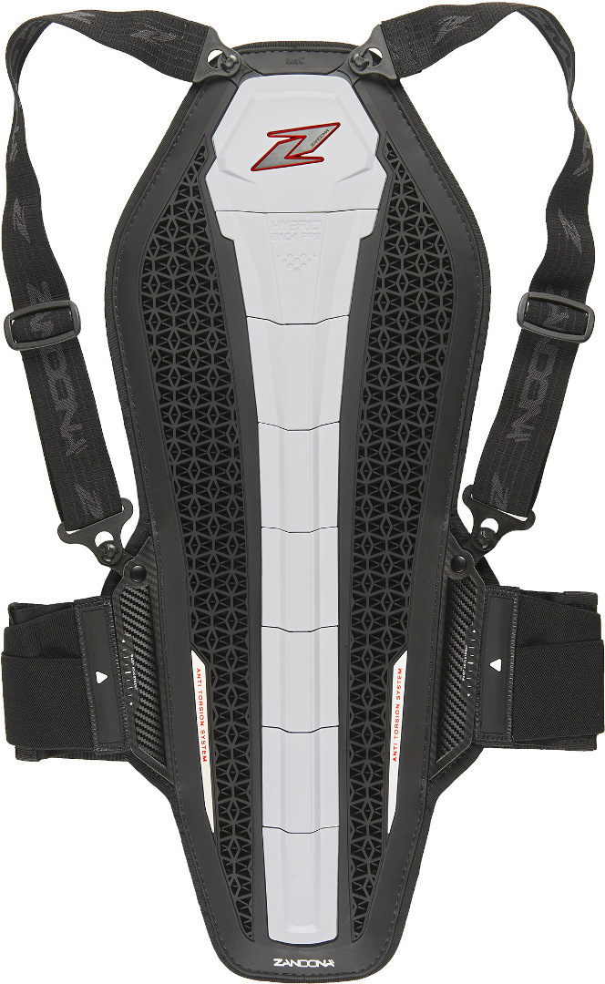 Zandona Hybrid Back Pro X8 Rückenprotektor, weiss, Größe XL, weiss, Größe XL