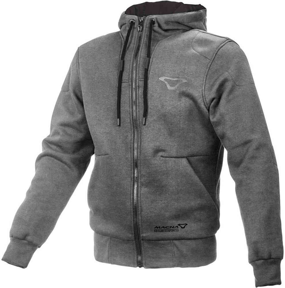Macna Nuclone Мотоцикл Zip Толстовка темно-серый M 