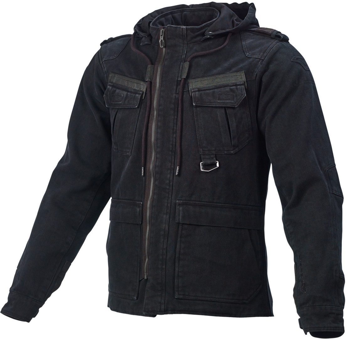 Macna Combat Motorcycle Zip Hoodie, black, Size XS, black, Size XS