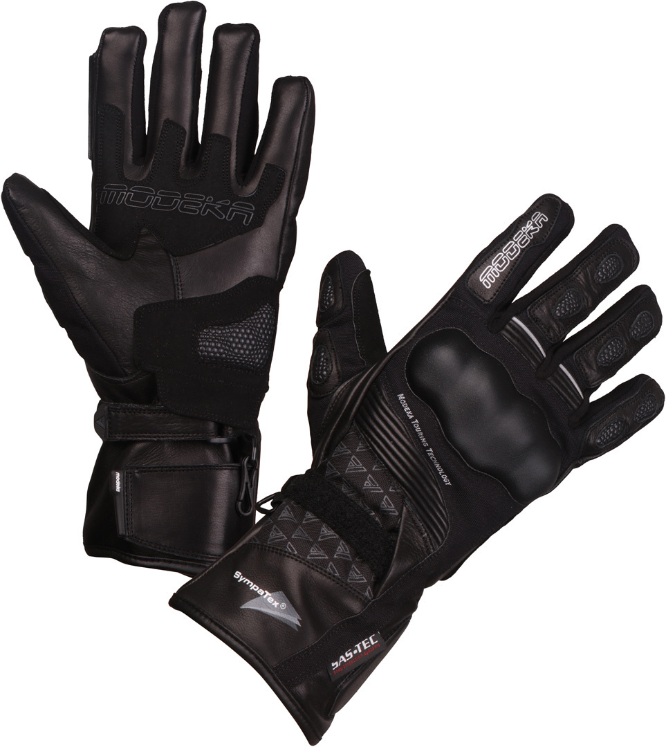 Modeka Panamericana Ladies Motorcycle Gloves, black, Size XS for Women, black, Size XS for Women