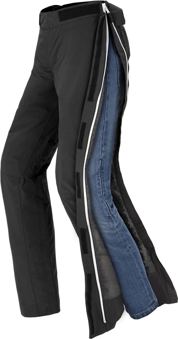 Spidi Superstorm H2Out Ladies Motorcycle Overpants, black, Size XS for Women, black, Size XS for Women