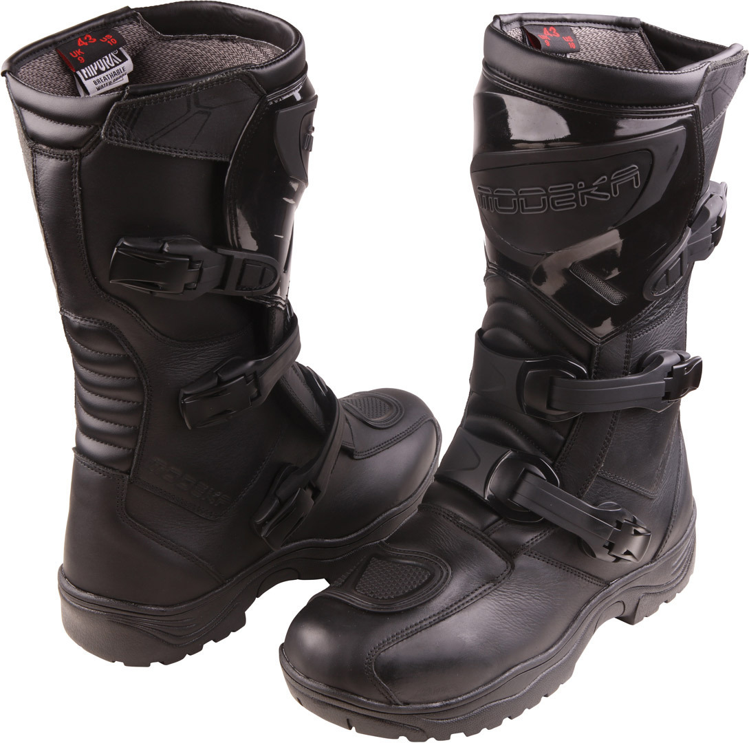 Modeka Ikarus Motocross Boots, black, Size 40, black, Size 40