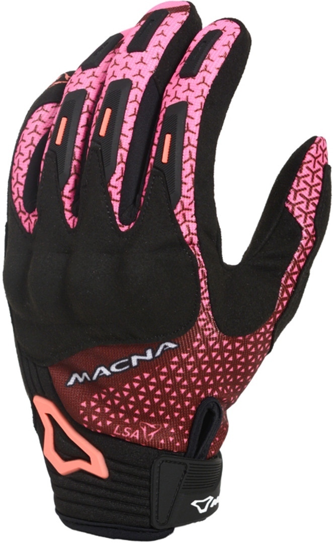 Macna Octar Ladies Motorcycle Gloves, black-pink, Size XS for Women, black-pink, Size XS for Women