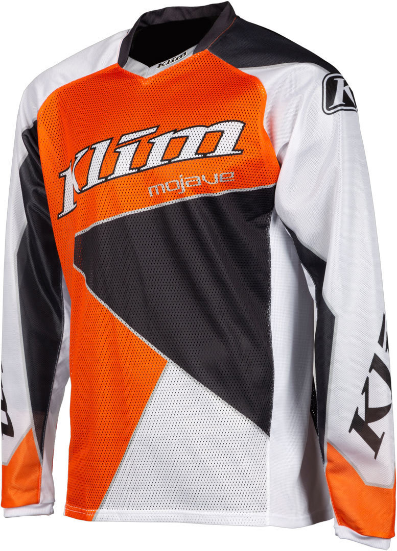Image of Klim Mojave 2019 Maglia Motocross, grigio-arancione, dimensione S