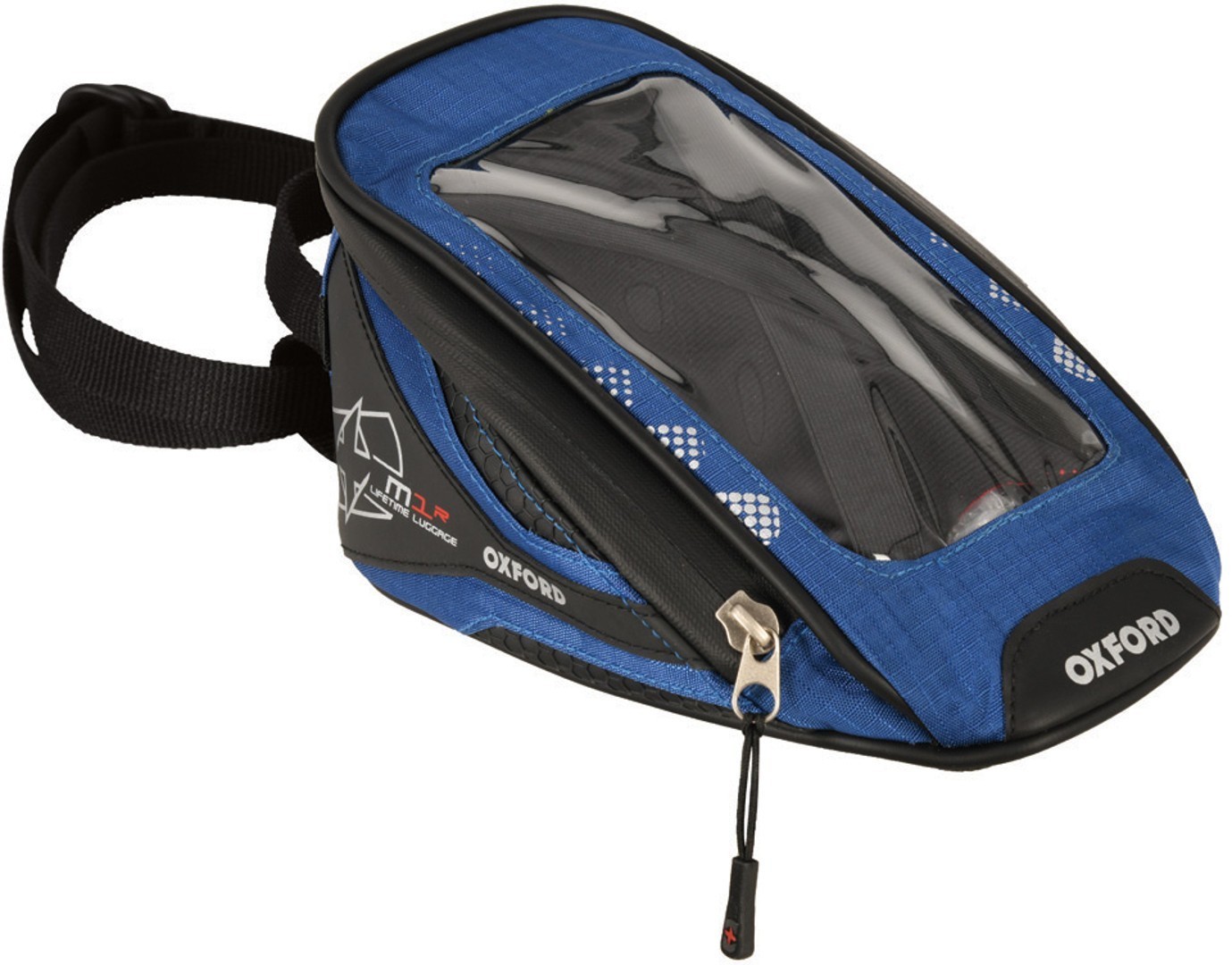 Oxford M1R Micro Tank Bag magnetic, blue, blue, Size One Size