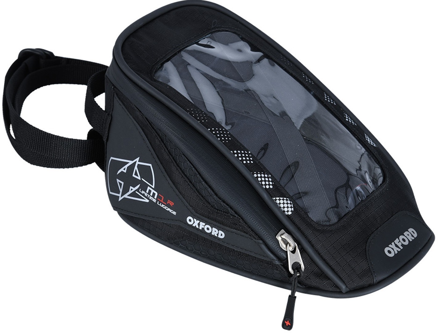 Oxford M1R Micro Tank Bag magnetic, black, black, Size One Size