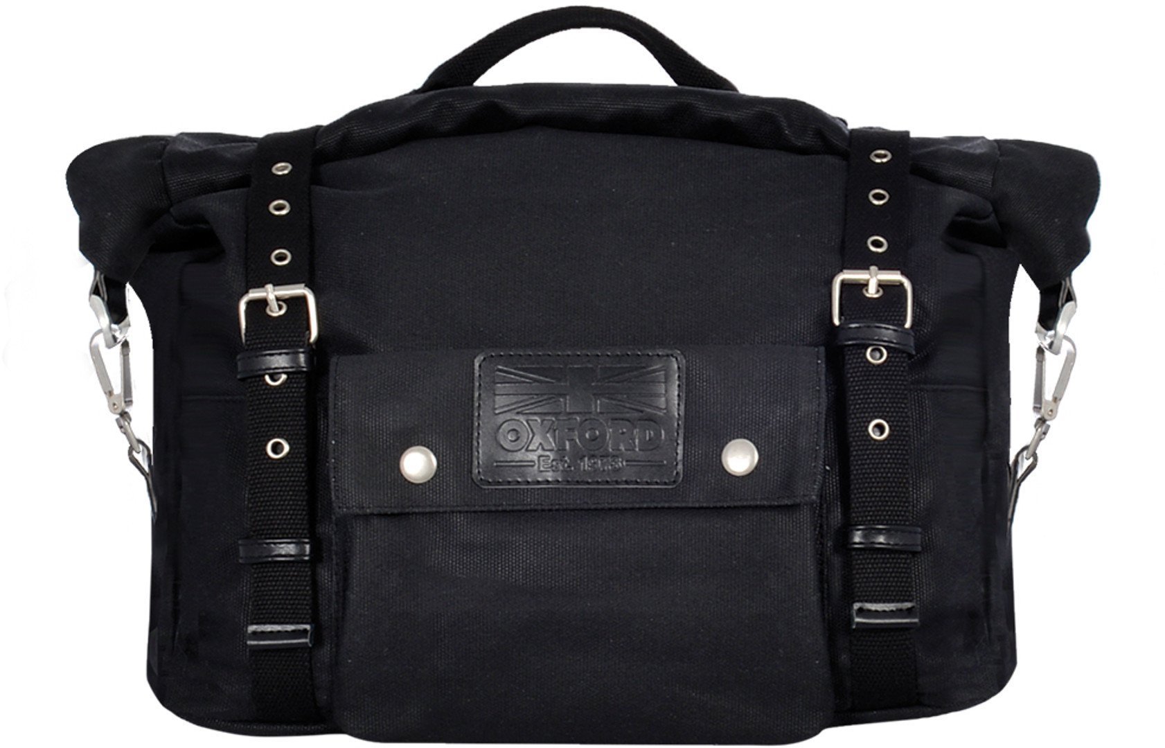 Oxford Heritage 40L Motorcycle Saddlebag Set, black, Size 31-40l, black, Size 31-40l