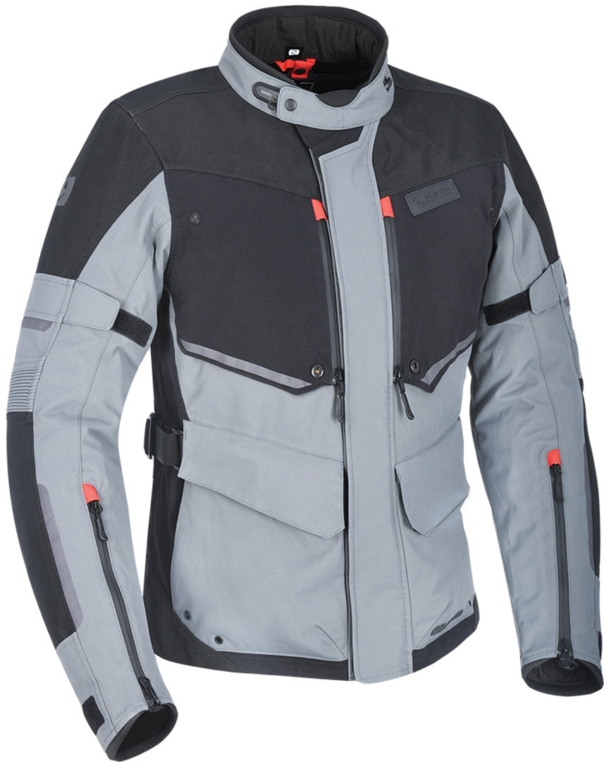Oxford Mondial Motorrad Textiljacke, grau, Größe M, grau, Größe M