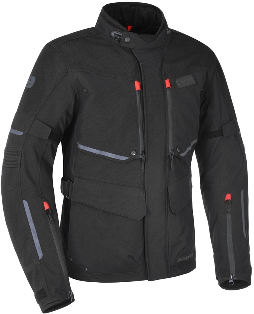 Oxford Mondial Motorrad Textiljacke, schwarz, Größe XL, schwarz, Größe XL