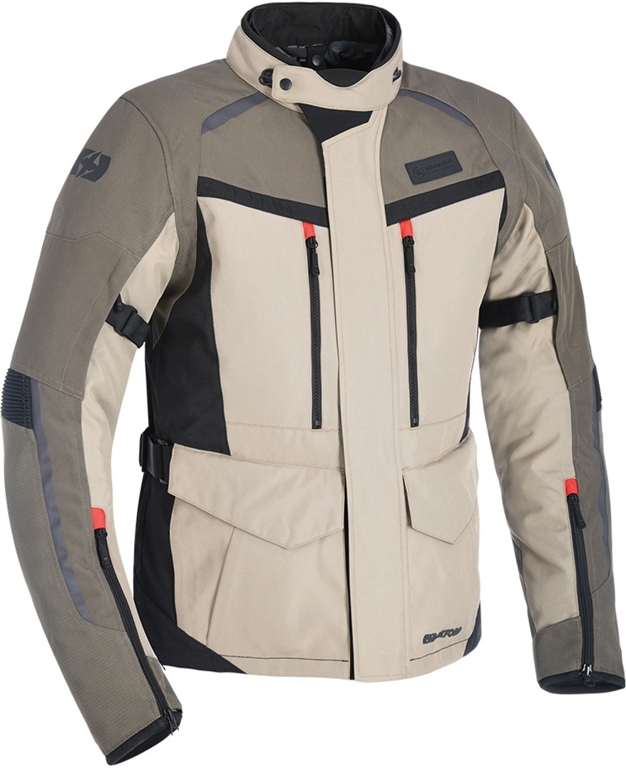 Oxford Continental Motorcycle Textile Jacket, brown, Size L, brown, Size L