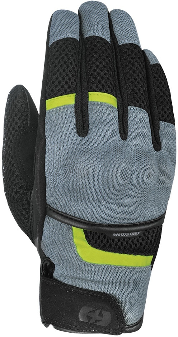 Oxford Brisbane Air Motorcycle Gloves, black-grey, Size S, black-grey, Size S