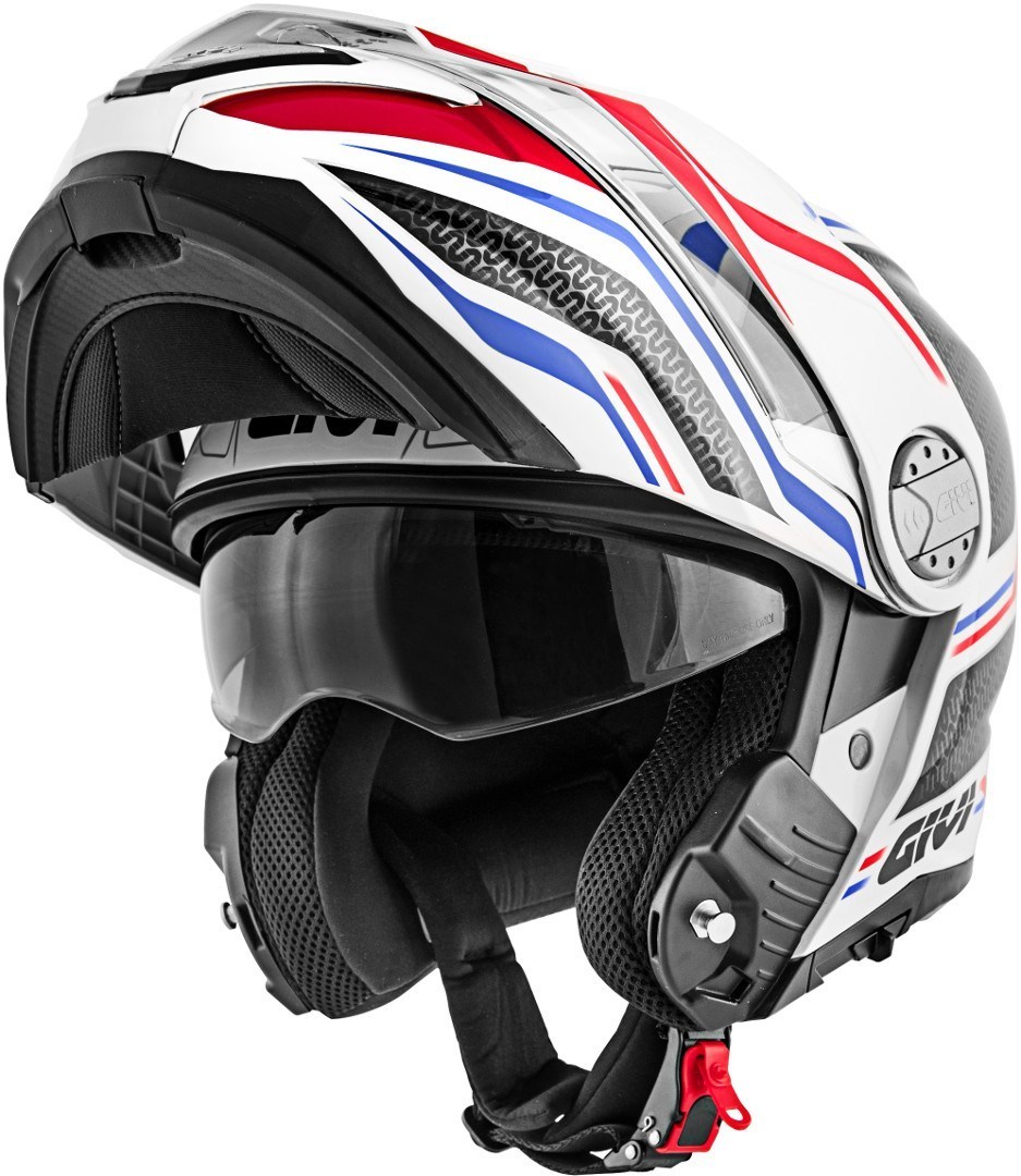 Image of GIVI X.33 Canyon Layers Casco, bianco-rosso-blu, dimensione S