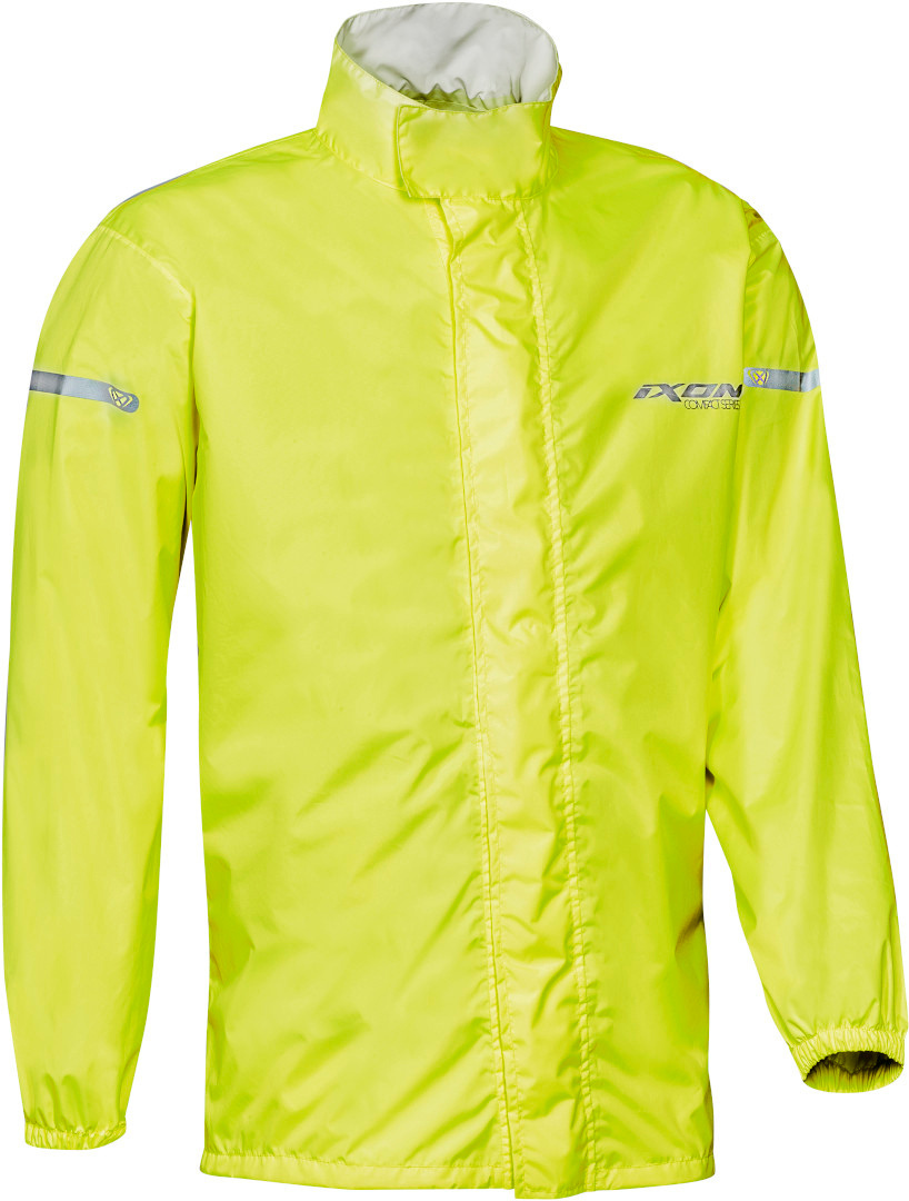 Ixon Compact Motorcycle Rain Jacket, yellow, Size 5XL, yellow, Size 5XL