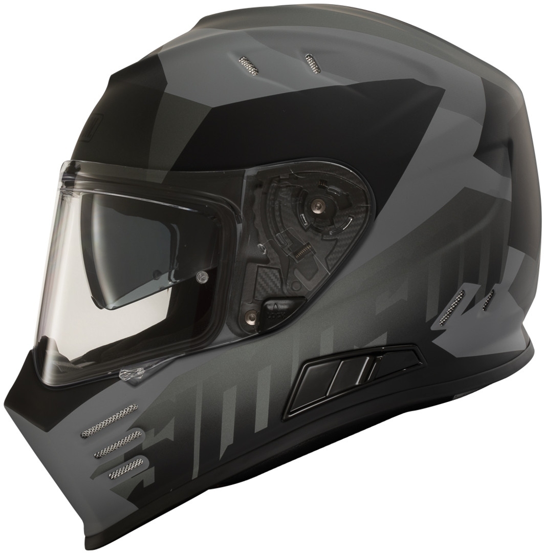Simpson Venom Army Motorcycle Helmet, black-grey, Size XS, XS Black Grey unisex