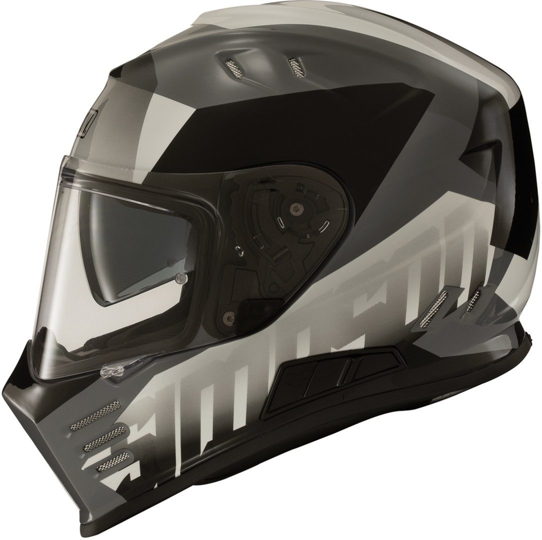 Simpson Venom Army Motorcycle Helmet, black-white, Size XS, XS Black White unisex