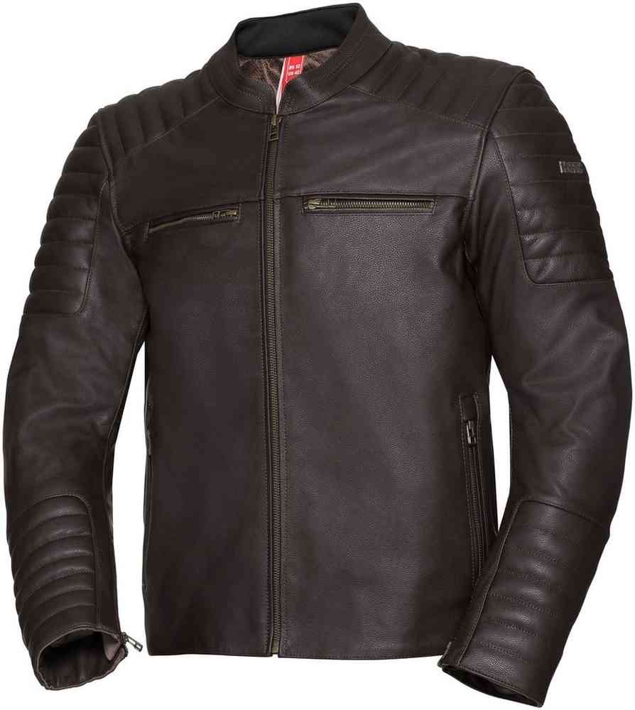 IXS Classic LD Dark Motorsykkel skinnjakke