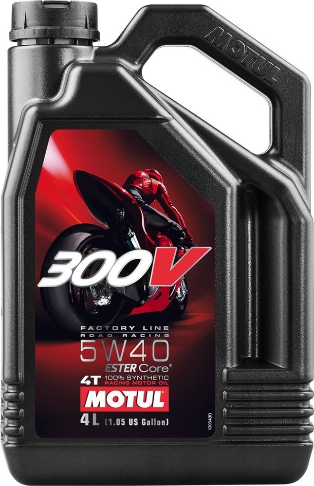 MOTUL 300V 4T Factory Line Road Racing 5W40 4 litros de óleo de motor