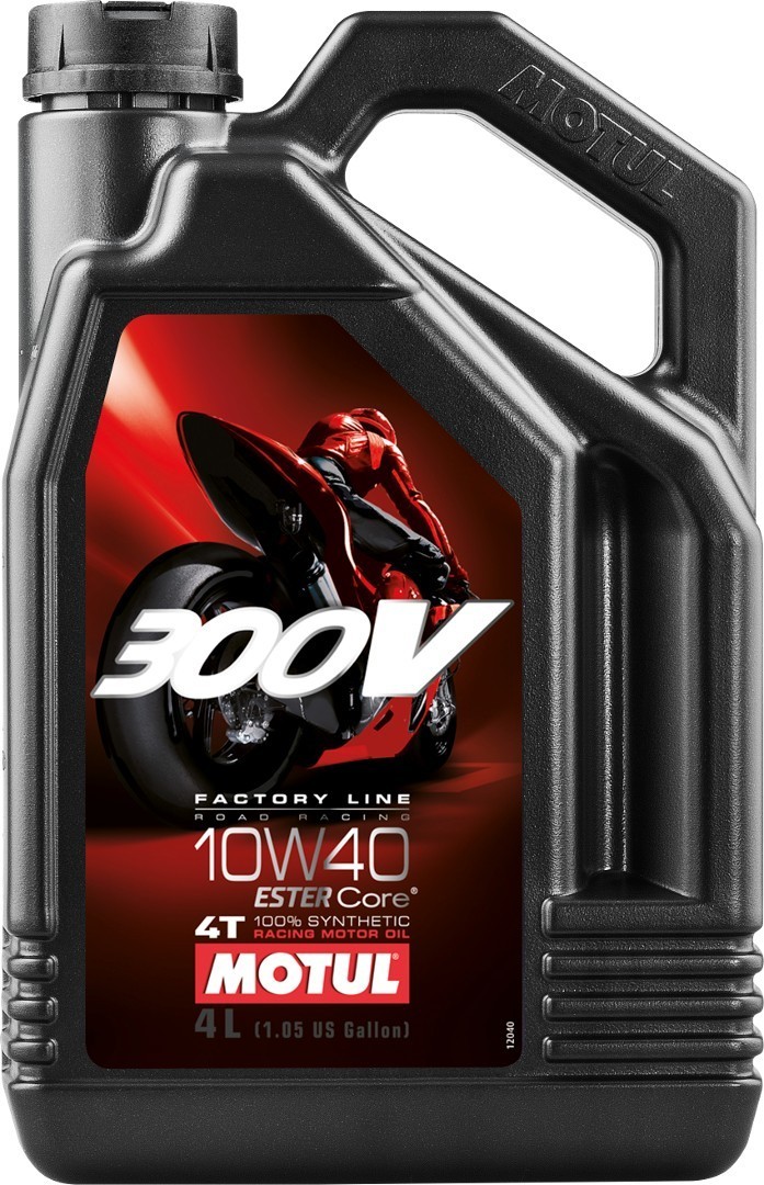 MOTUL 300V 4T Factory Line Road Racing 10W40 モーター オイル 4 リットル