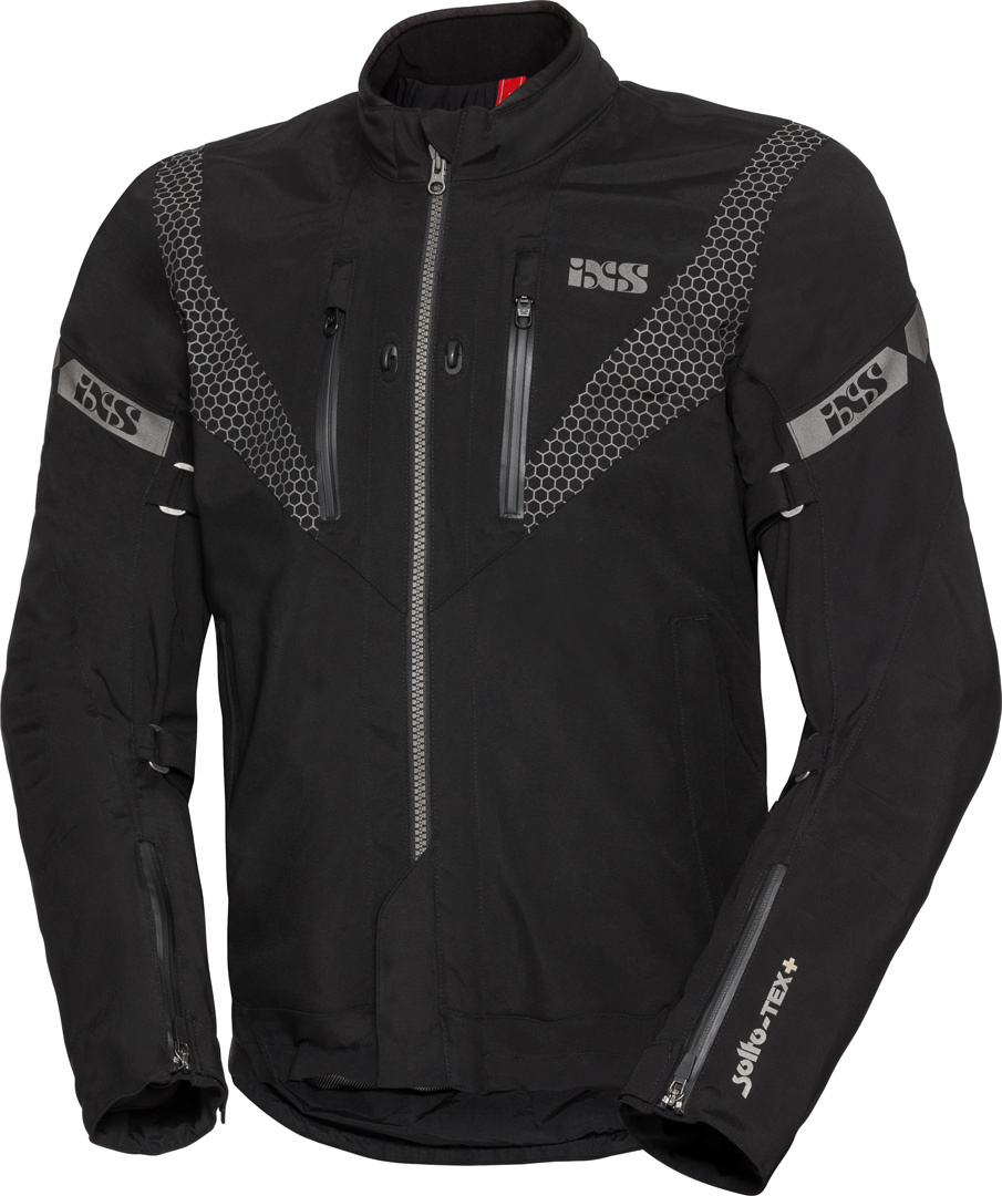 IXS Tour ST-Plus Motorcycle Textile Jacket, black, Size S, black, Size S