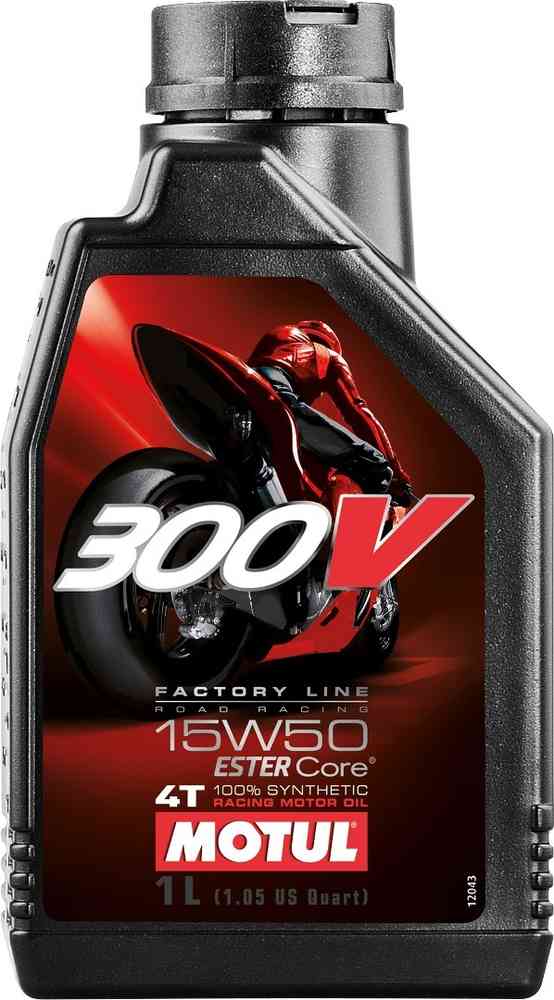 MOTUL 300V 4T Factory Line Road Racing 15W50 Motor Oil 1 Liter