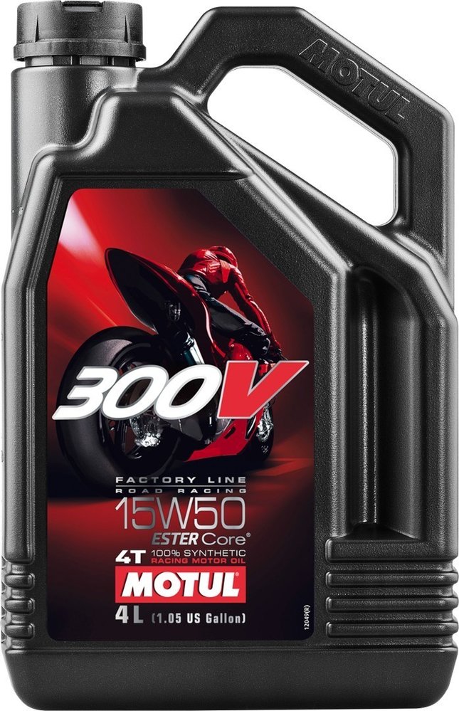 MOTUL 300V 4T Factory Line Road Racing 15W50 Silnik oleju 4 litrowy