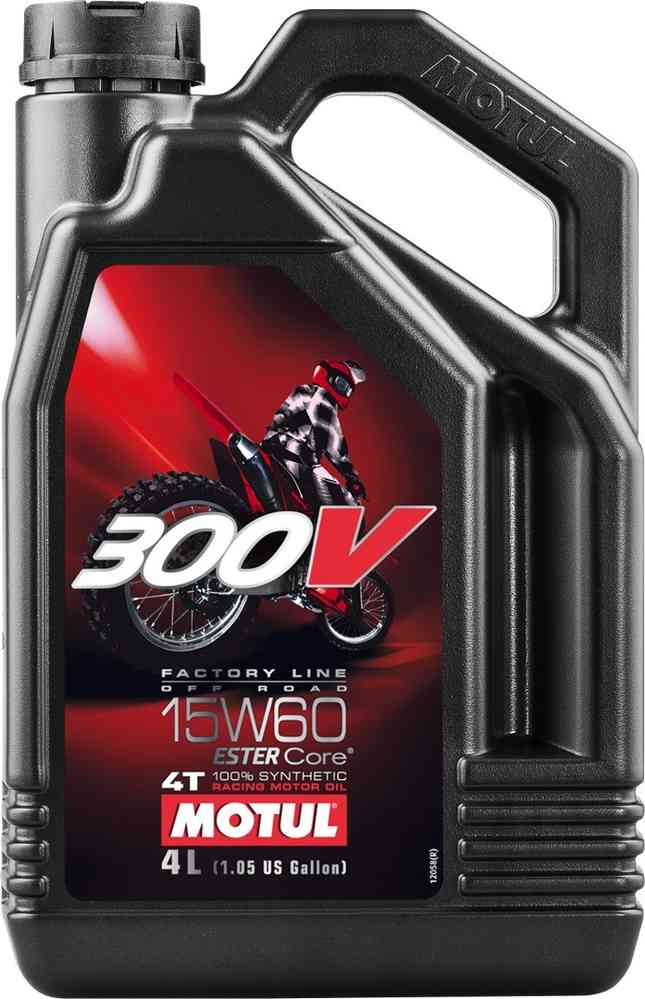 MOTUL 300V 4T Factory Line Off Road 15W60 モーター オイル 4 リットル