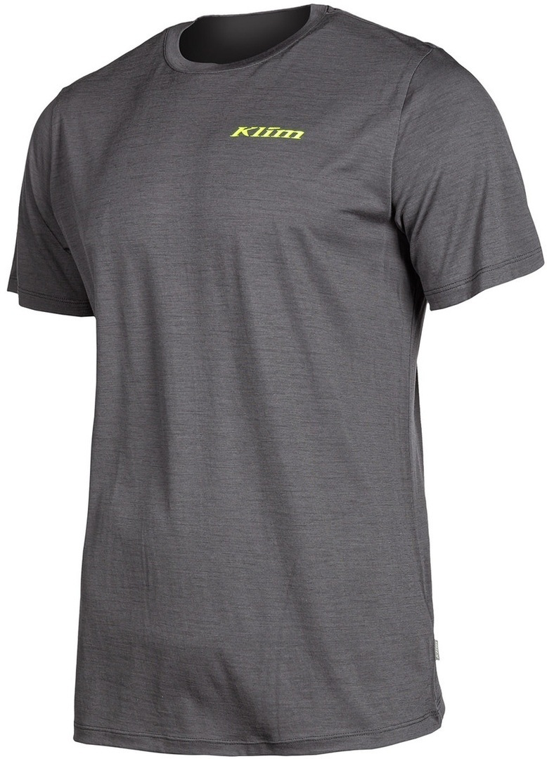 Klim Teton Merino Wool Short Funktionsshirt, grau, Größe M für Männer