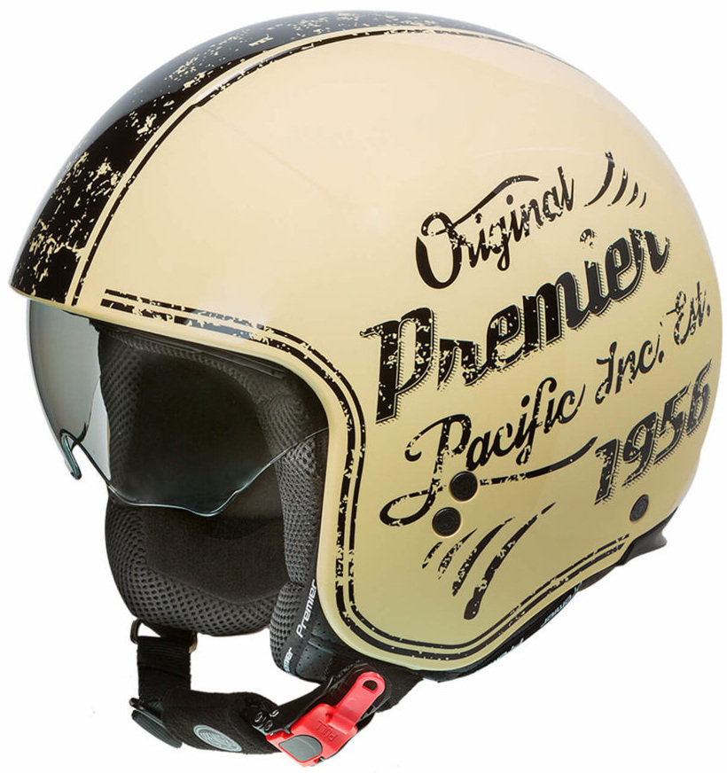 Image of Premier Rocker OR Jet Helmet Casco jet, beige, dimensione S