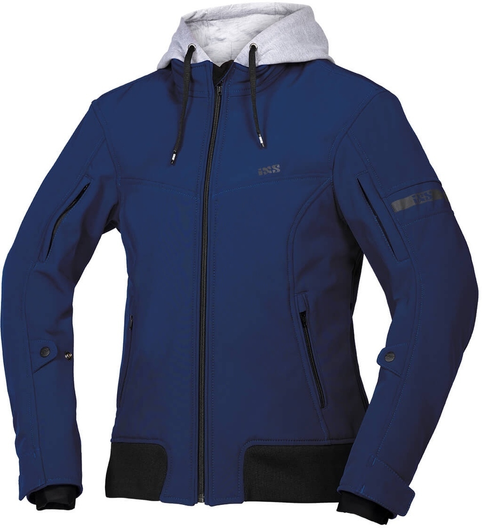 IXS Classic SO Moto Ladies Motorcycle Textile Jacket, blue, Size S for Women, blue, Size S for Women