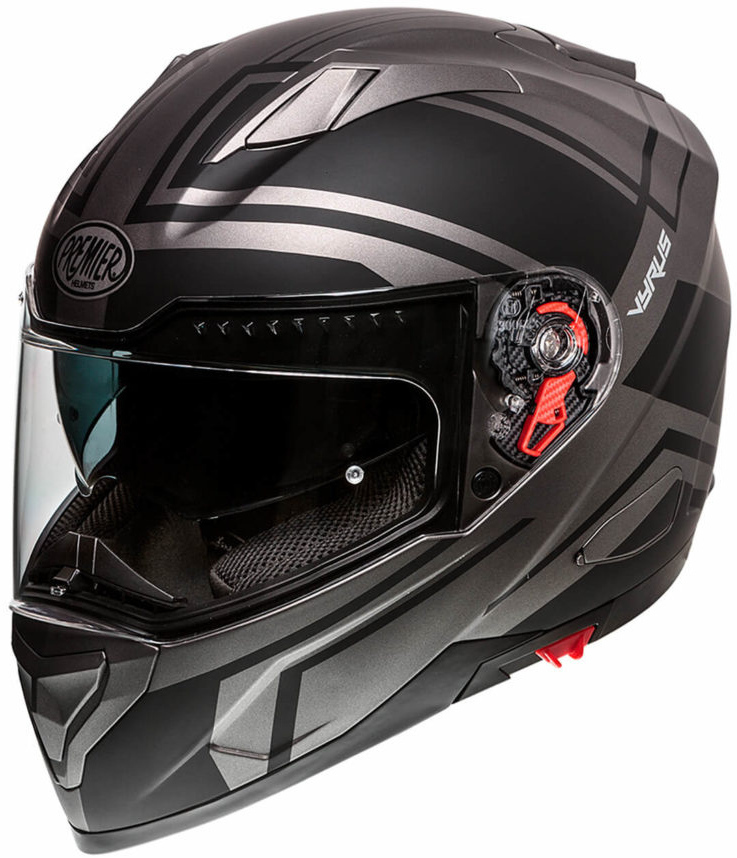 Image of Premier Vyrus ND 17 BM Helmet Casco, nero-argento, dimensione L