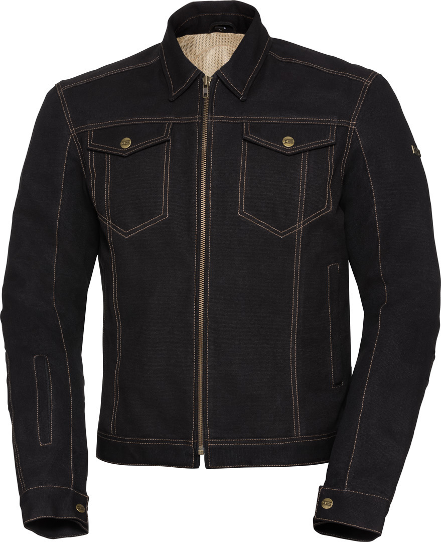 IXS Classic Duck Motorcycle Textile Jacket, black, Size S, black, Size S