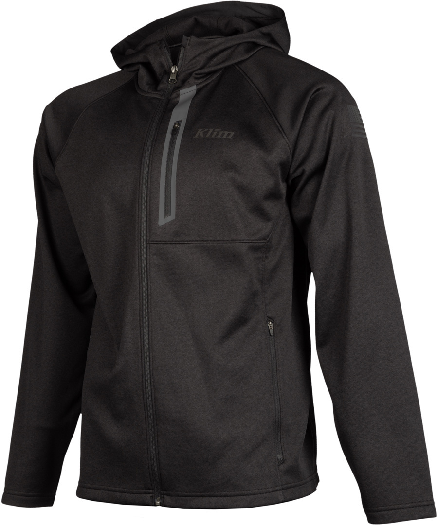 Klim Alpha Hoodie, black, Size S, black, Size S