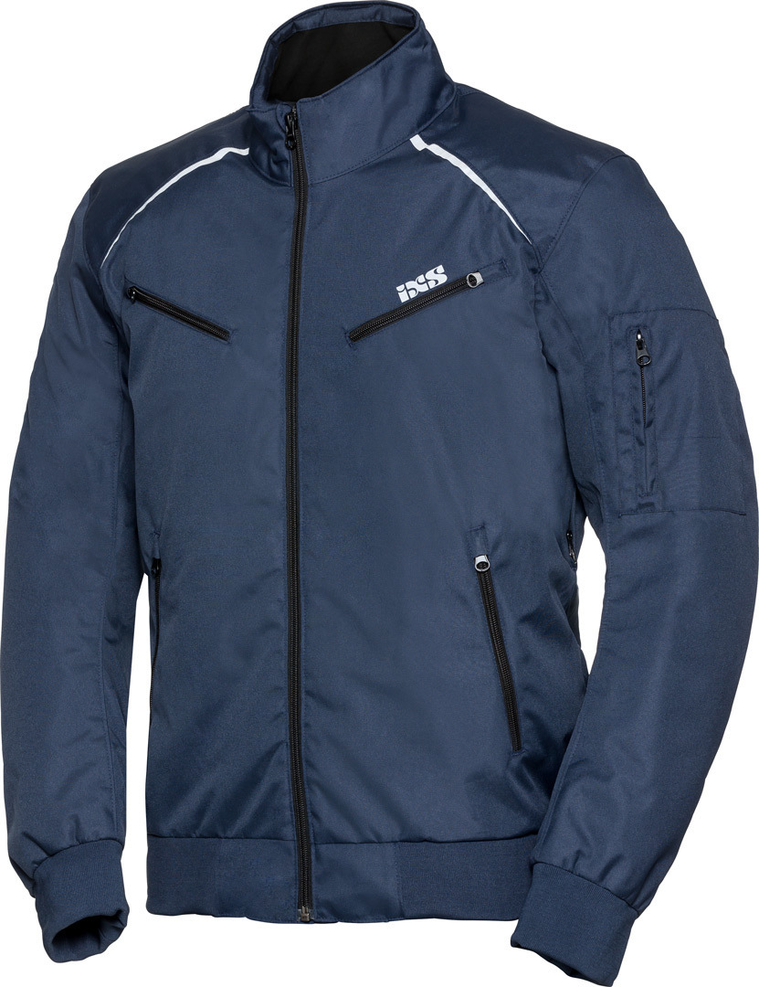 IXS Classic Blouson 1.0 Motorcycle Textile Jacket, blue, Size S, blue, Size S