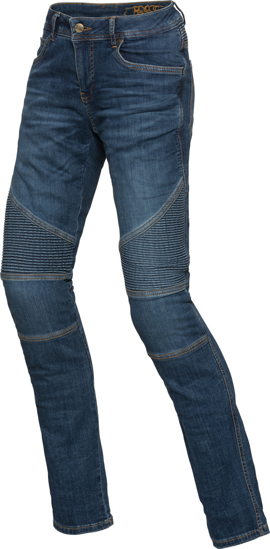 IXS Classic AR Moto Ladies MC Jeans byxor, blå, storlek 34 för kvinnor